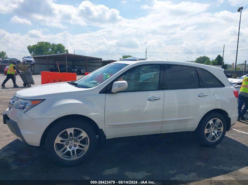 2009 Acura Mdx Technology Package VIN: 2HNYD28629H524085 Lot: 39423479