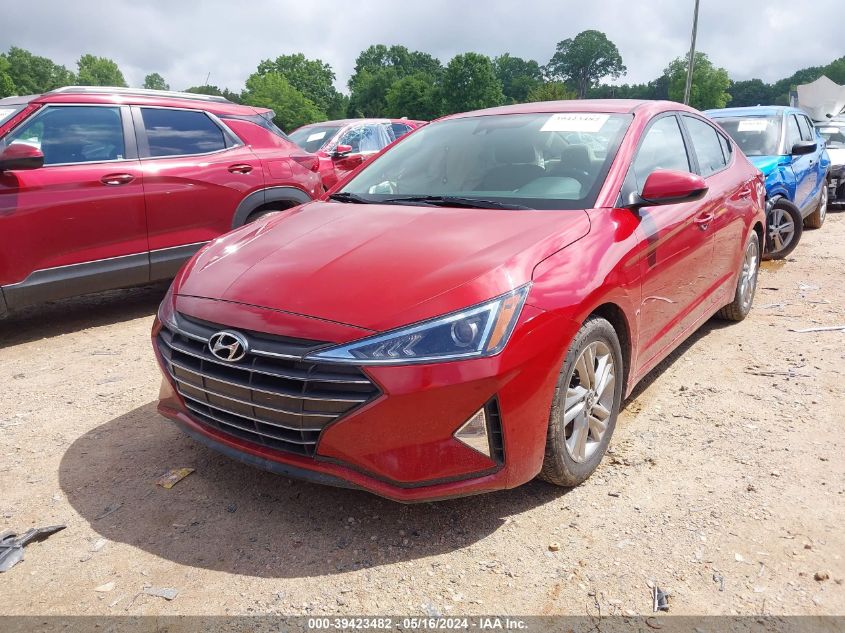 2019 Hyundai Elantra Sel VIN: KMHD84LF8KU809545 Lot: 39423482