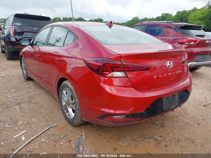 2019 Hyundai Elantra Sel VIN: KMHD84LF8KU809545 Lot: 39423482