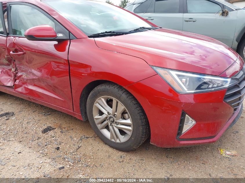 2019 Hyundai Elantra Sel VIN: KMHD84LF8KU809545 Lot: 39423482