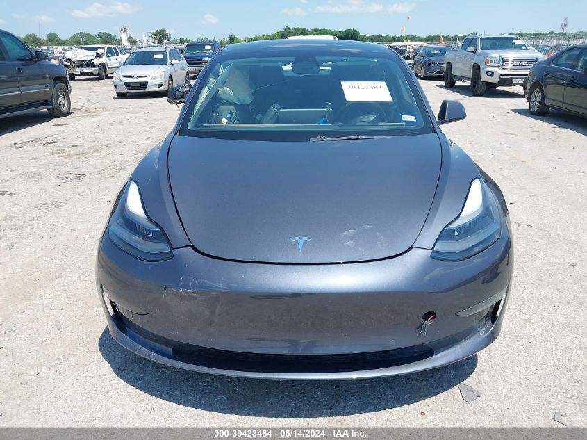 2022 Tesla Model 3 Long Range Dual Motor All-Wheel Drive VIN: 5YJ3E1EB8NF174065 Lot: 39423484