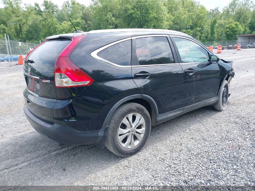 2013 Honda Cr-V Ex-L VIN: 5J6RM4H72DL057612 Lot: 39423489