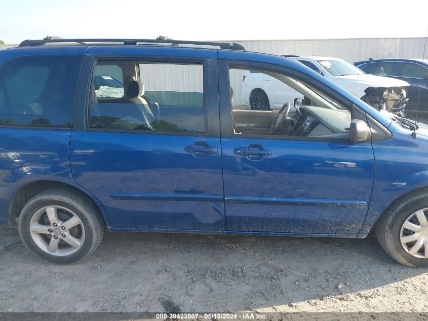 2001 Mazda Mpv Dx/Es/Lx VIN: JM3LW28G310180107 Lot: 39423507