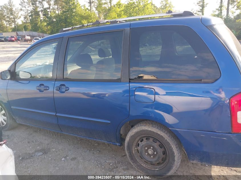 2001 Mazda Mpv Dx/Es/Lx VIN: JM3LW28G310180107 Lot: 39423507