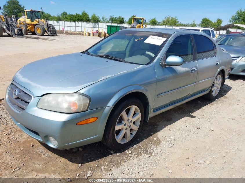 2002 Nissan Maxima Gle VIN: JN1DA31D82T421700 Lot: 39423526