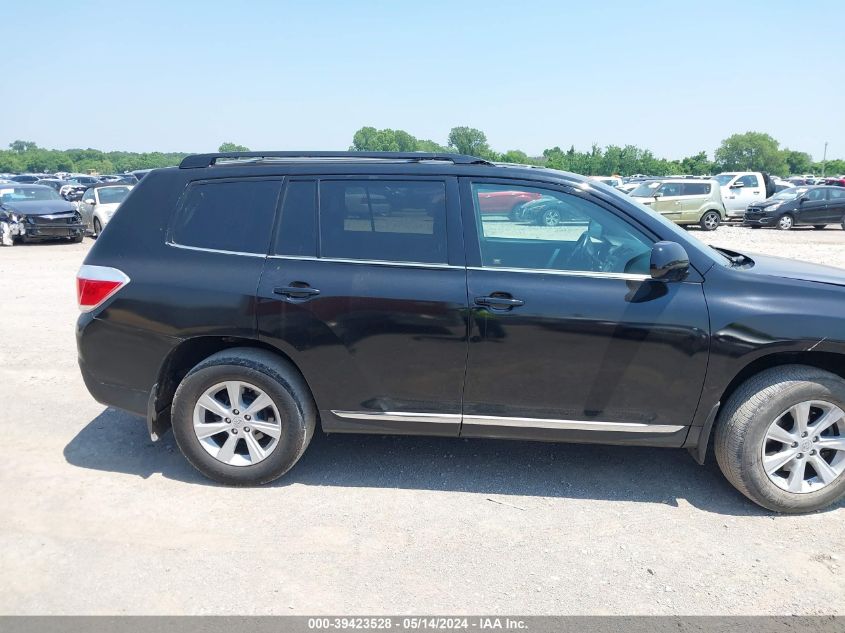 2013 Toyota Highlander Se V6 VIN: 5TDBK3EH7DS236053 Lot: 39423528