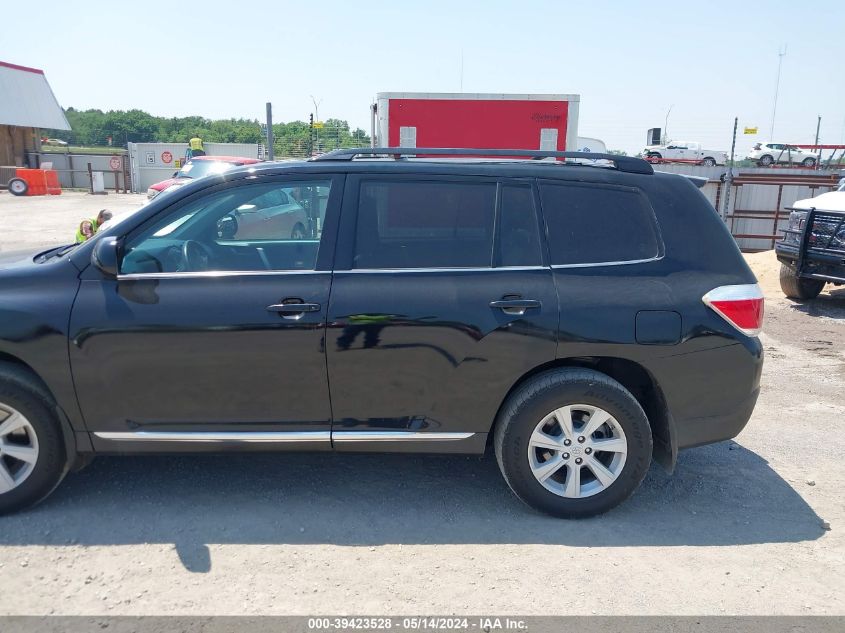 2013 Toyota Highlander Se V6 VIN: 5TDBK3EH7DS236053 Lot: 39423528