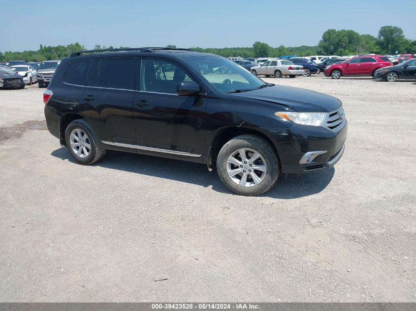 2013 Toyota Highlander Se V6 VIN: 5TDBK3EH7DS236053 Lot: 39423528