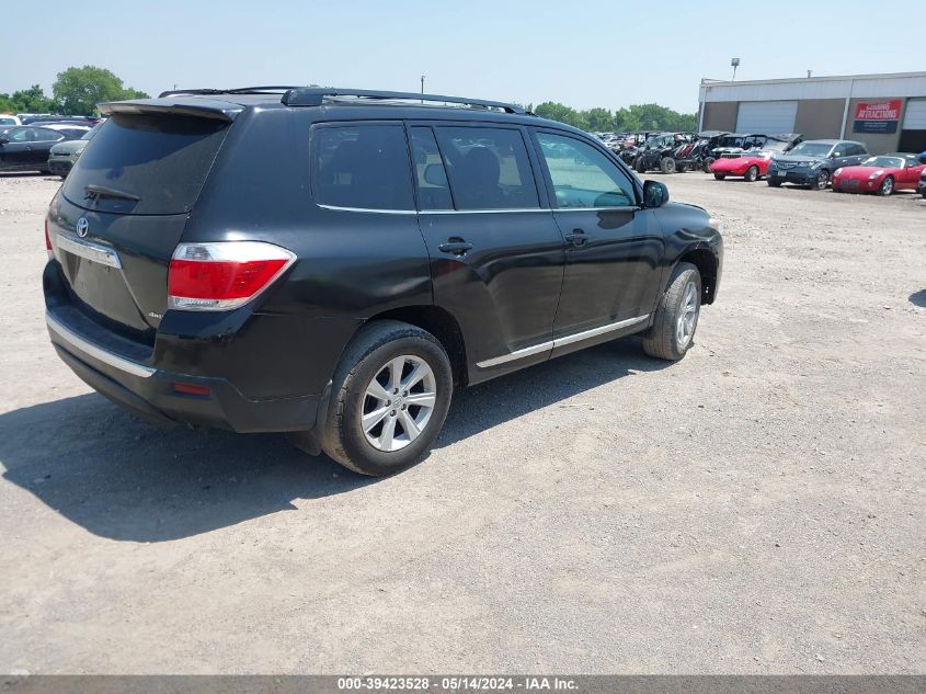 2013 Toyota Highlander Se V6 VIN: 5TDBK3EH7DS236053 Lot: 39423528