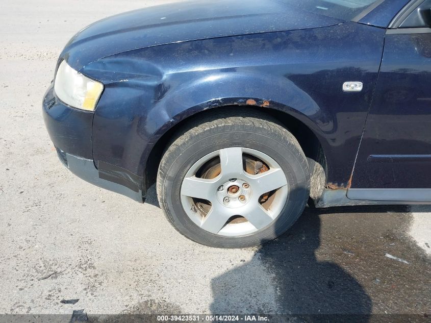 2003 Audi A4 1.8T VIN: WAULC58E73A225027 Lot: 39423531