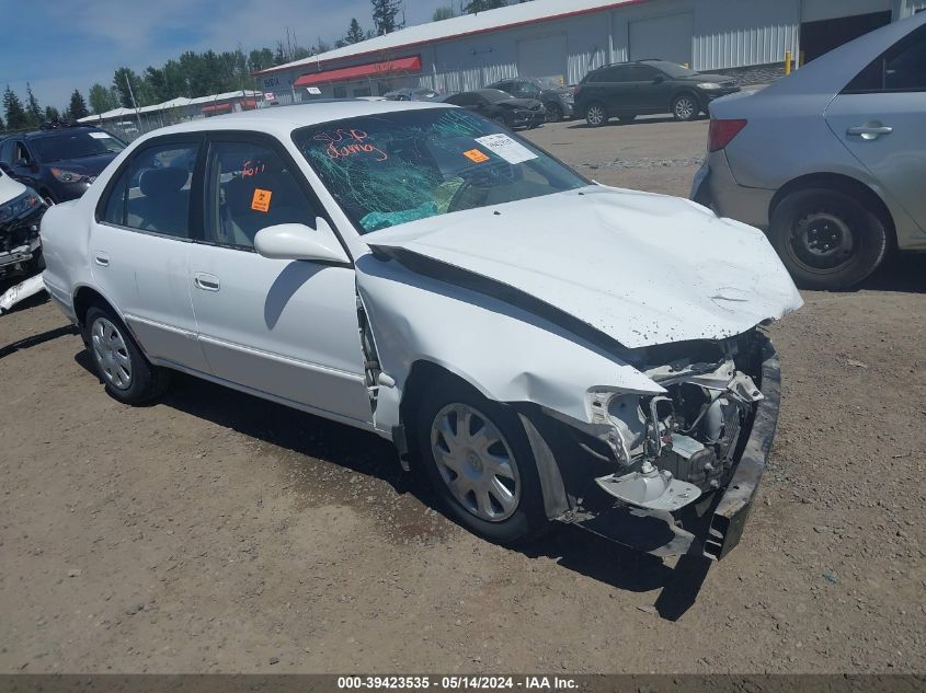 2001 Toyota Corolla Le VIN: 1NXBR12E41Z419259 Lot: 39423535