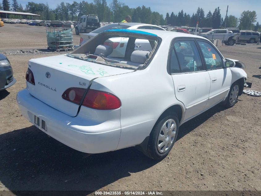 2001 Toyota Corolla Le VIN: 1NXBR12E41Z419259 Lot: 39423535