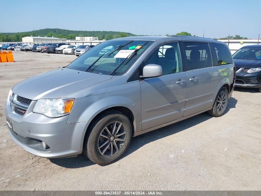 2017 Dodge Grand Caravan Sxt VIN: 2C4RDGCG1HR715075 Lot: 39423537