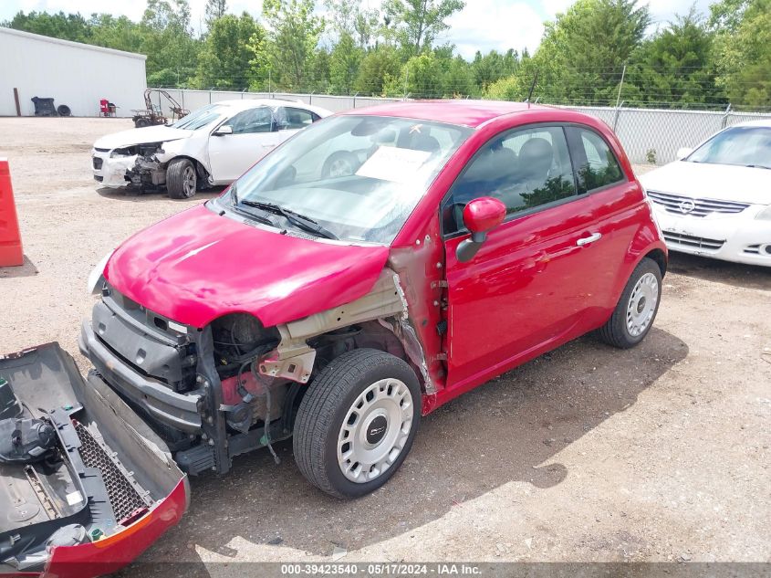 2014 Fiat 500 Pop VIN: 3C3CFFAR7ET187862 Lot: 39423540