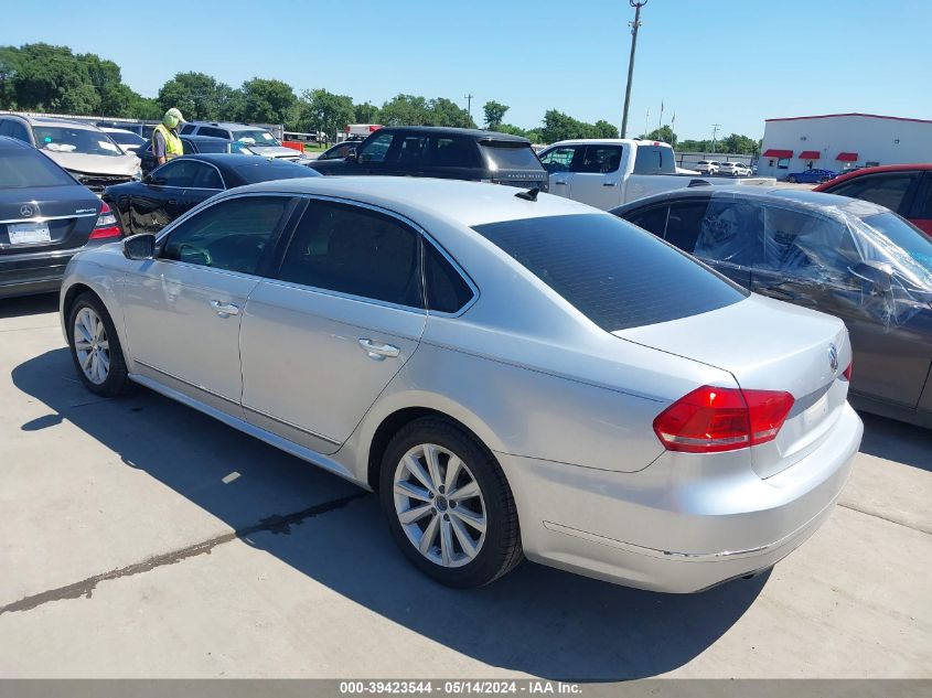 2013 Volkswagen Passat 2.5L Sel Premium VIN: 1VWCH7A30DC027045 Lot: 39423544