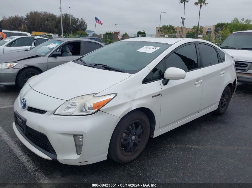 2015 Toyota Prius Two VIN: JTDKN3DU5F1911341 Lot: 39423551