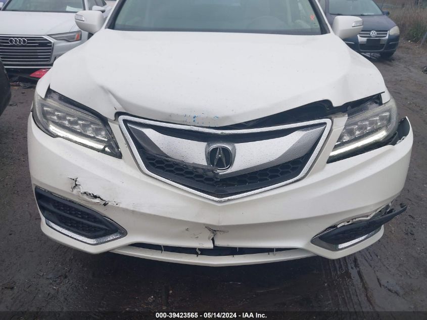 2016 Acura Rdx Acurawatch Plus Pkg VIN: 5J8TB3H38GL002905 Lot: 39423565