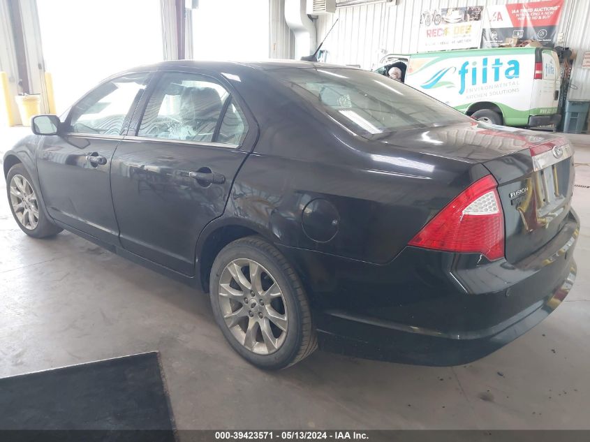 2012 Ford Fusion Sel VIN: 3FAHP0JA3CR394416 Lot: 39423571