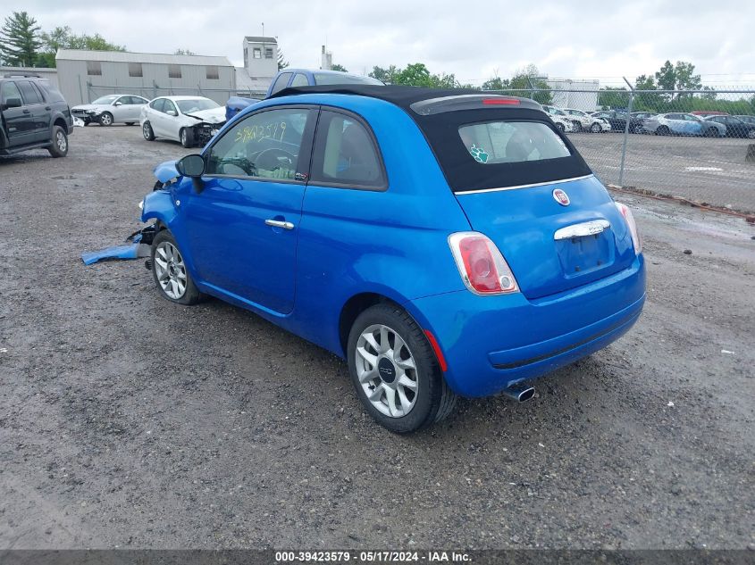 2017 Fiat 500C Pop VIN: 3C3CFFLR3HT526263 Lot: 39423579