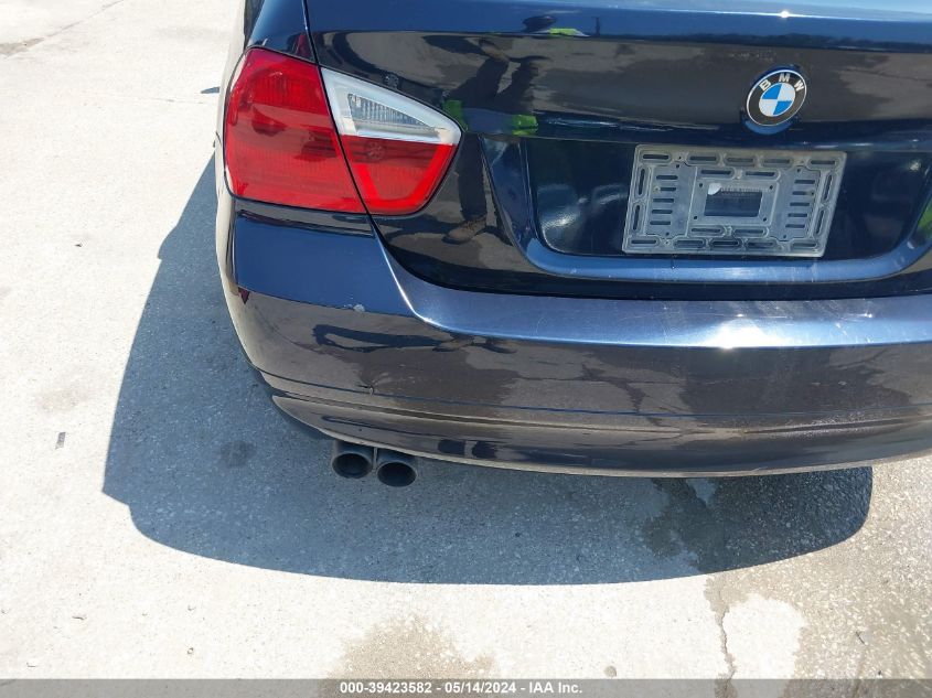 2008 BMW 328I VIN: WBAVA37548NL55979 Lot: 39423582