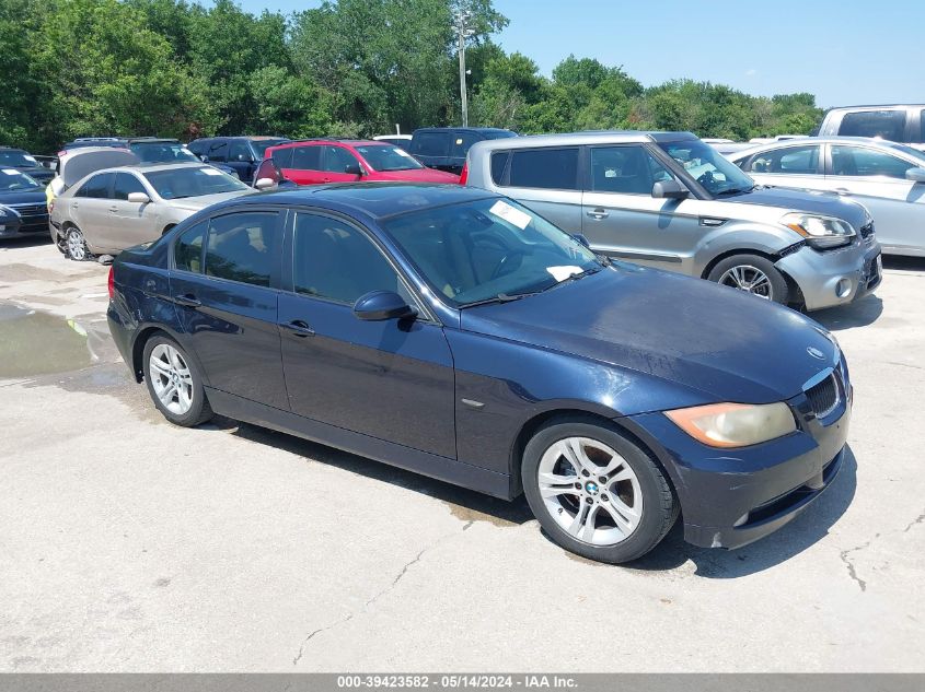 2008 BMW 328I VIN: WBAVA37548NL55979 Lot: 39423582