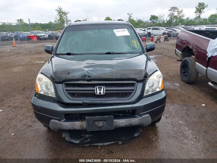 2004 Honda Pilot Ex-L VIN: 2HKYF18544H547224 Lot: 39423609