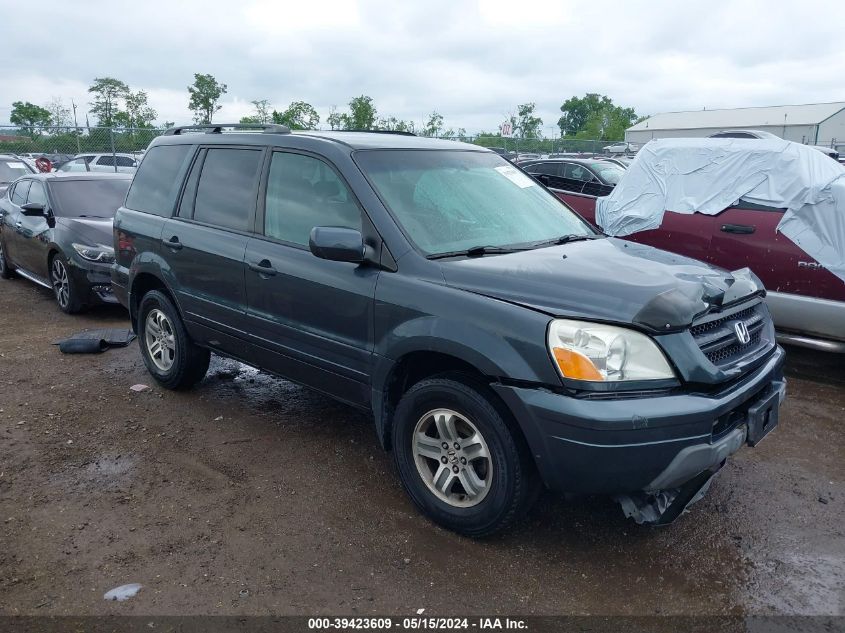 2004 Honda Pilot Ex-L VIN: 2HKYF18544H547224 Lot: 39423609