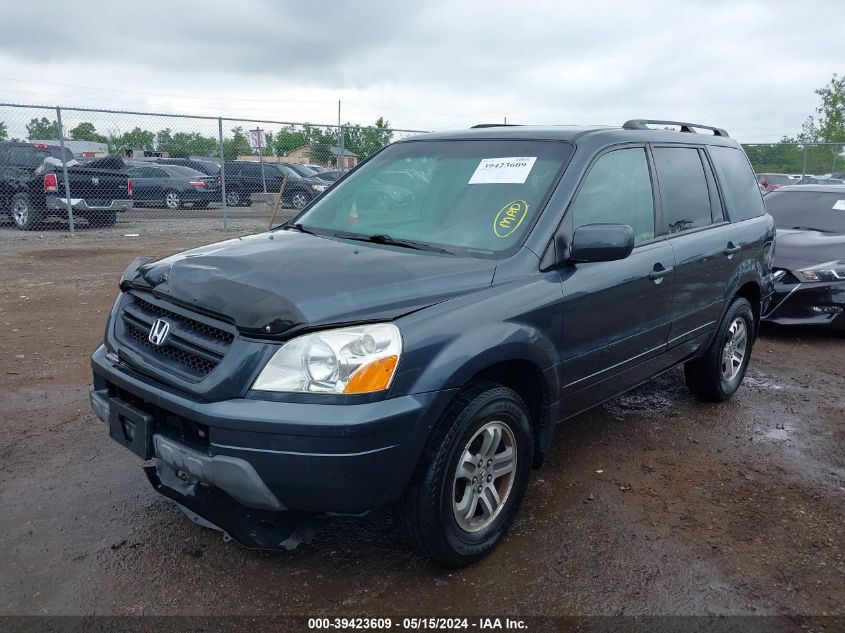 2004 Honda Pilot Ex-L VIN: 2HKYF18544H547224 Lot: 39423609