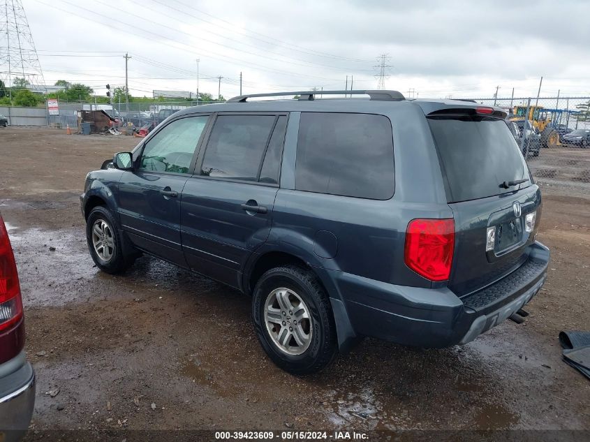 2004 Honda Pilot Ex-L VIN: 2HKYF18544H547224 Lot: 39423609