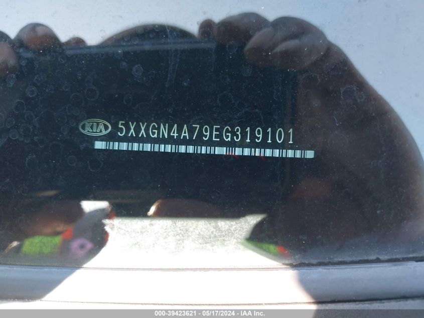 2014 Kia Optima Ex VIN: 5XXGN4A79EG319101 Lot: 39423621