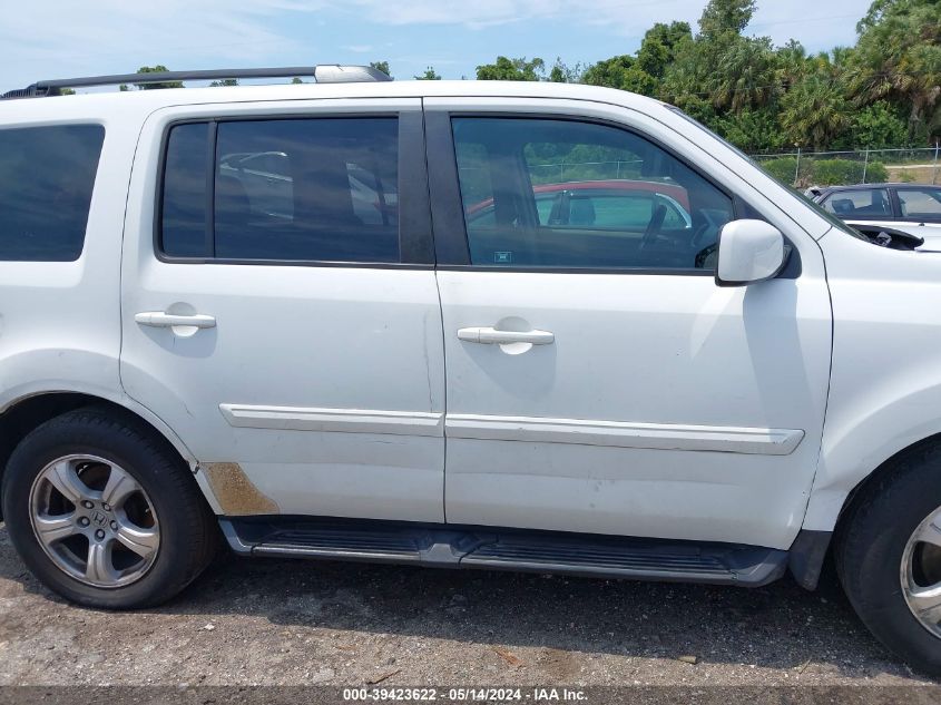 2012 Honda Pilot Ex VIN: 5FNYF4H48CB059447 Lot: 39423622