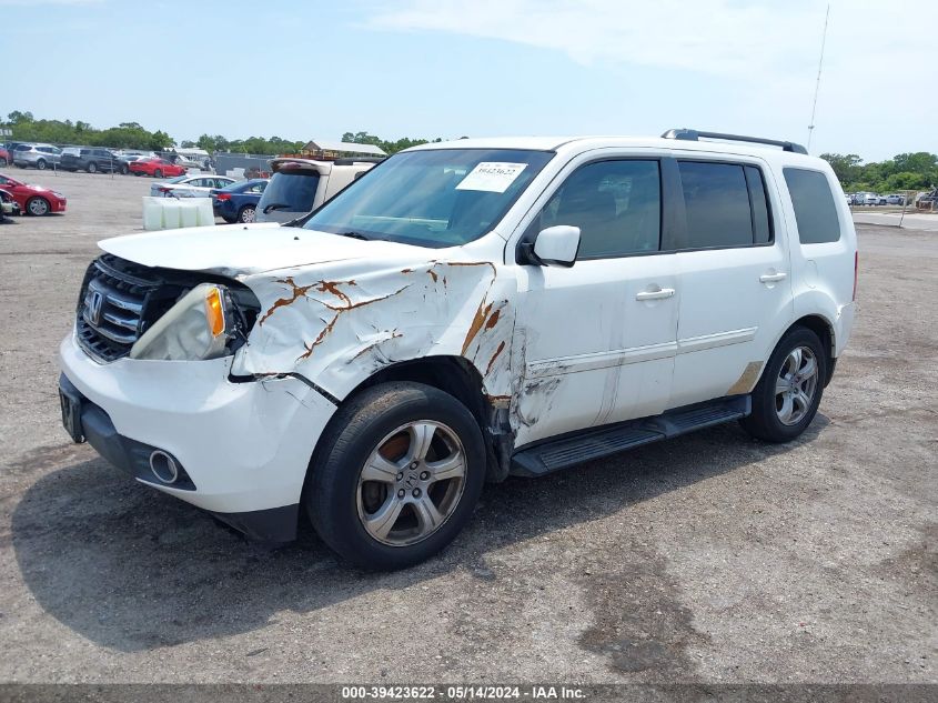 2012 Honda Pilot Ex VIN: 5FNYF4H48CB059447 Lot: 39423622