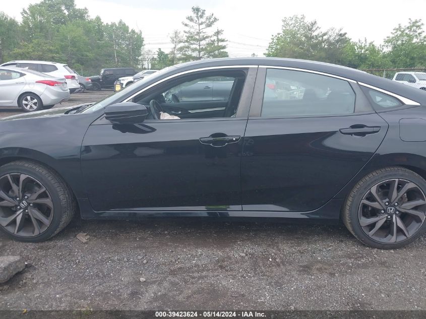 2020 Honda Civic Sport VIN: 2HGFC2F82LH501080 Lot: 39423624