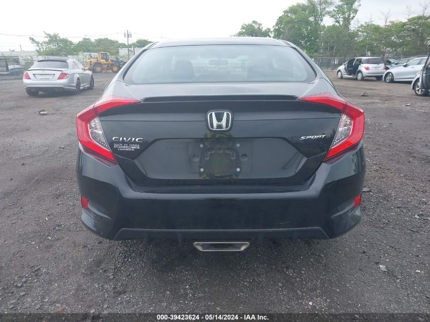 2020 Honda Civic Sport VIN: 2HGFC2F82LH501080 Lot: 39423624