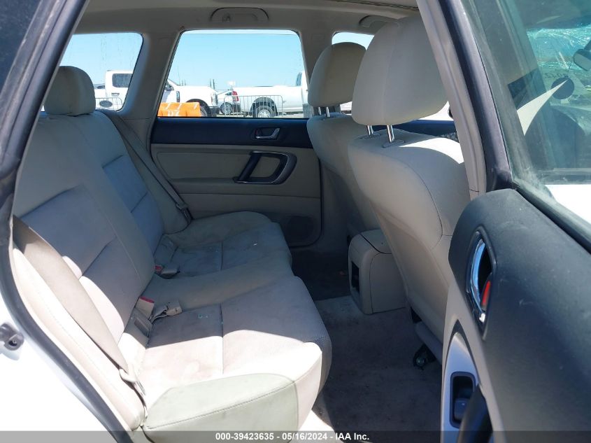 2007 Subaru Legacy 2.5I VIN: 4S3BP616X77344317 Lot: 39423635