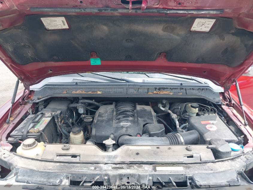 2005 Nissan Armada Se VIN: 5N1AA08A25N719321 Lot: 39423645