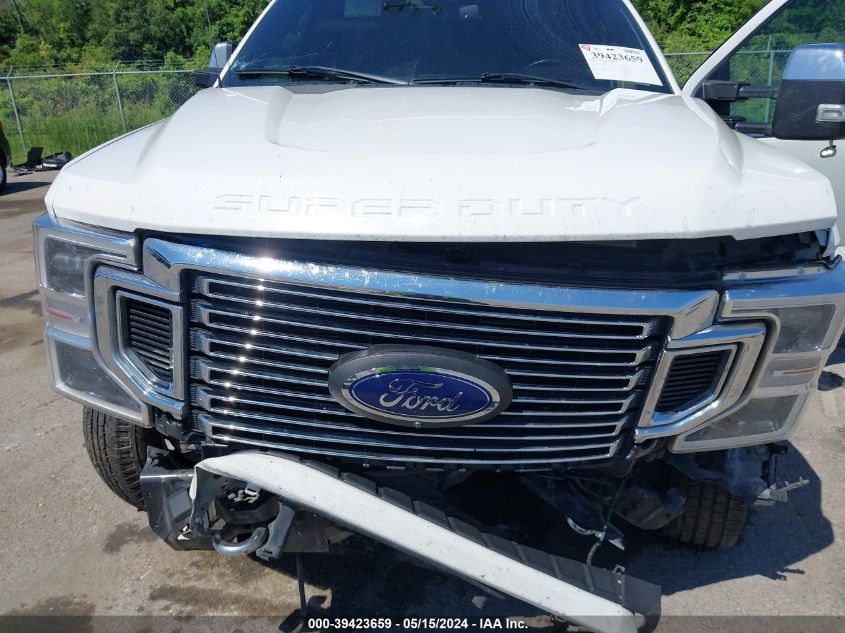 2021 Ford F-350 Platinum VIN: 1FT8W3DTXMEC02229 Lot: 39423659