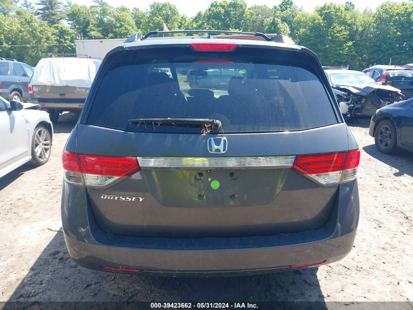 5FNRL5H69FB012551 2015 Honda Odyssey Ex-L