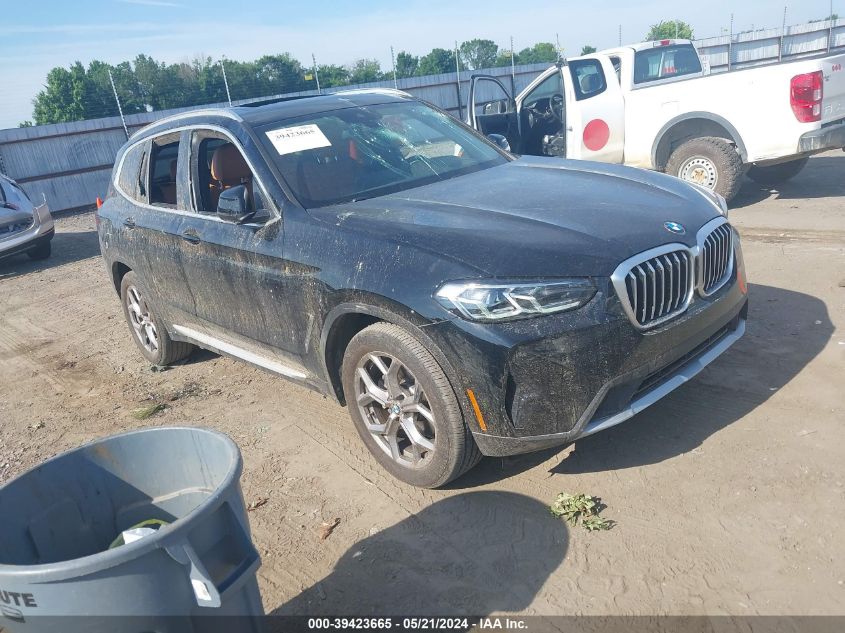 2024 BMW X3 Sdrive30I VIN: 5UX43DP05R9T72186 Lot: 39423665