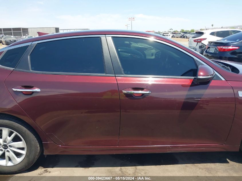 2018 Kia Optima Lx VIN: 5XXGT4L32JG199510 Lot: 39423667