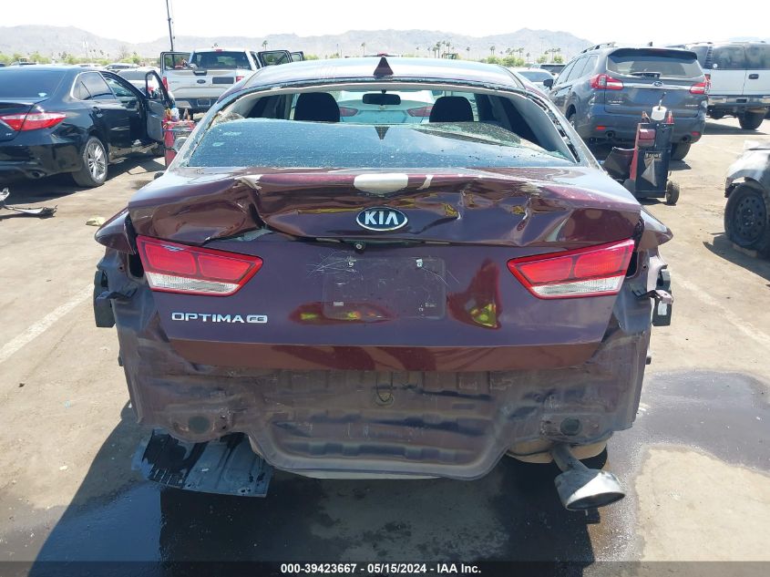 2018 Kia Optima Lx VIN: 5XXGT4L32JG199510 Lot: 39423667