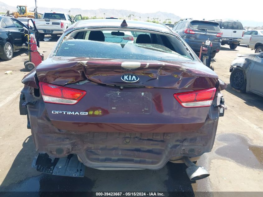 2018 Kia Optima Lx VIN: 5XXGT4L32JG199510 Lot: 39423667