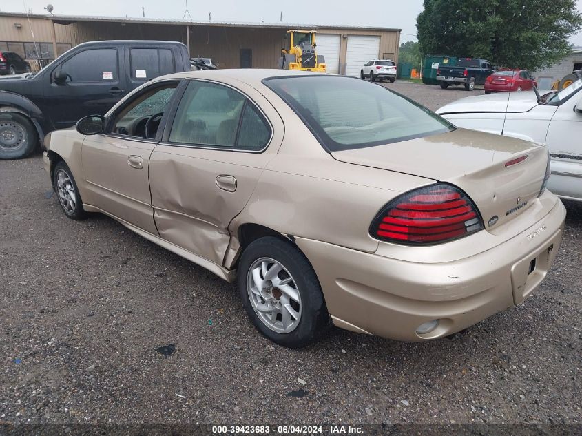 2003 Pontiac Grand Am Se VIN: 1G2NE52F23C303276 Lot: 39423683