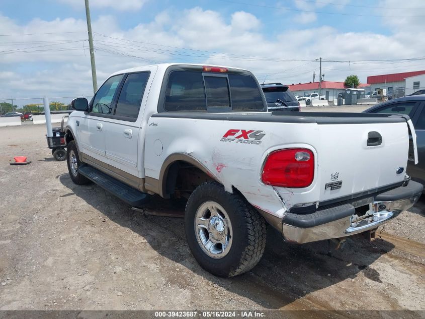 2002 Ford F-150 Lariat/Xlt VIN: 1FTRW08L62KB81830 Lot: 39423687