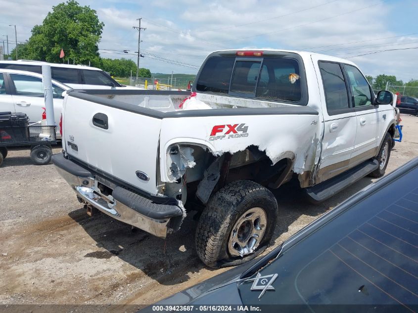 2002 Ford F-150 Lariat/Xlt VIN: 1FTRW08L62KB81830 Lot: 39423687