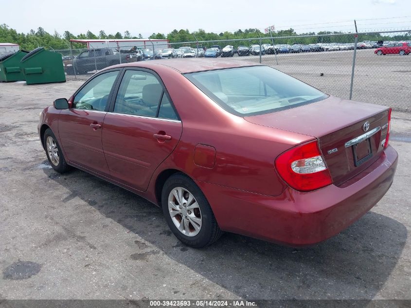 2004 Toyota Camry Le V6 VIN: 4T1BF30KX4U072215 Lot: 39423693