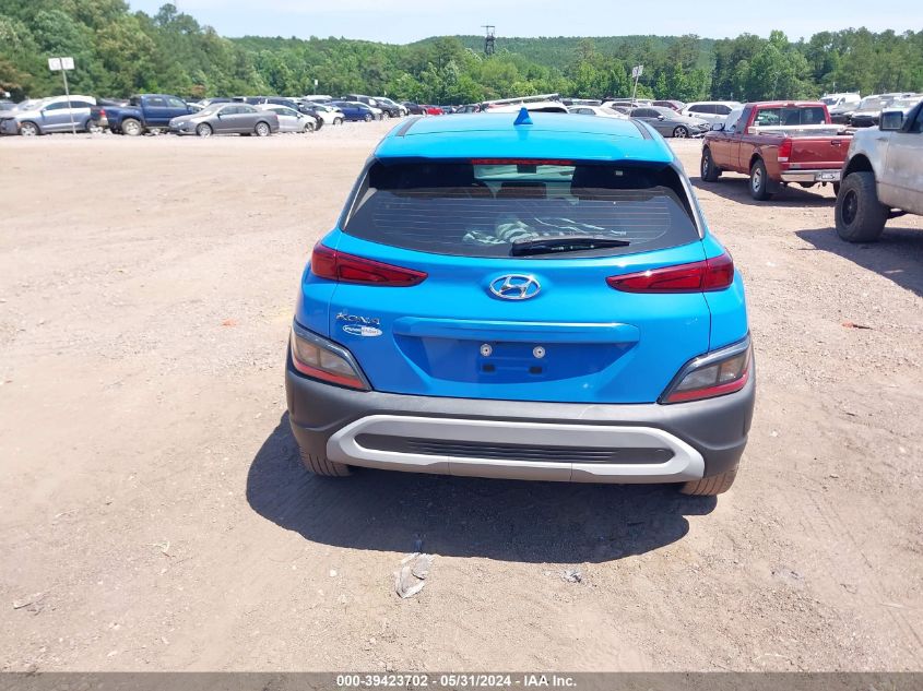 2022 Hyundai Kona Se VIN: KM8K22AB6NU845218 Lot: 39423702