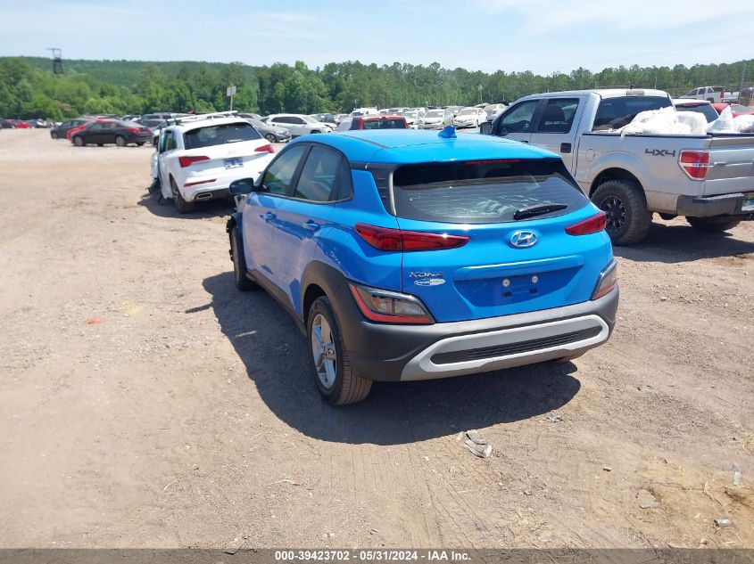 2022 Hyundai Kona Se VIN: KM8K22AB6NU845218 Lot: 39423702