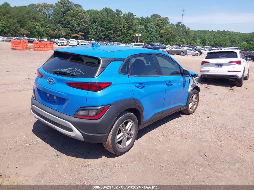 2022 Hyundai Kona Se VIN: KM8K22AB6NU845218 Lot: 39423702