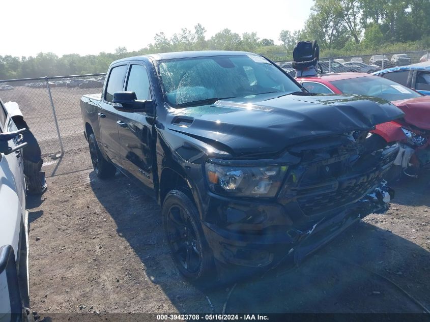 2022 Ram 1500 Big Horn 4X4 5'7 Box VIN: 1C6SRFFT1NN279804 Lot: 39423708